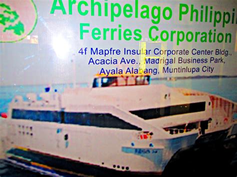 archipelago philippine ferries corporation|Book Now .